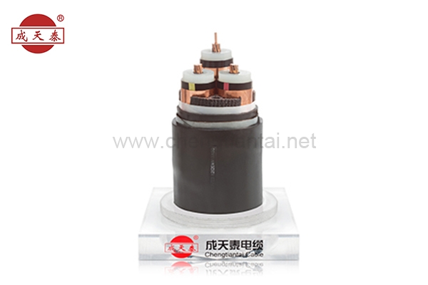 YJV 12/20（24）kV 铜芯，交联聚乙烯绝缘，聚乙烯护套电力电缆